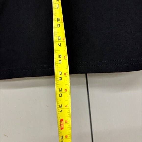 L.B.P.Y Black Classic Corpo Uniform Pinafore Pockets Midi Size M - Picture 7 of 8